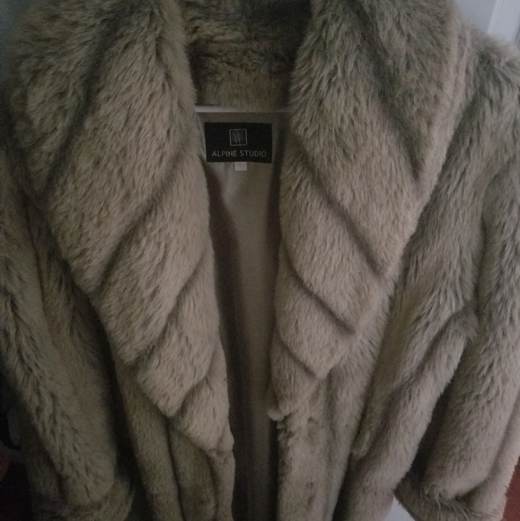 alpine studio fur coat